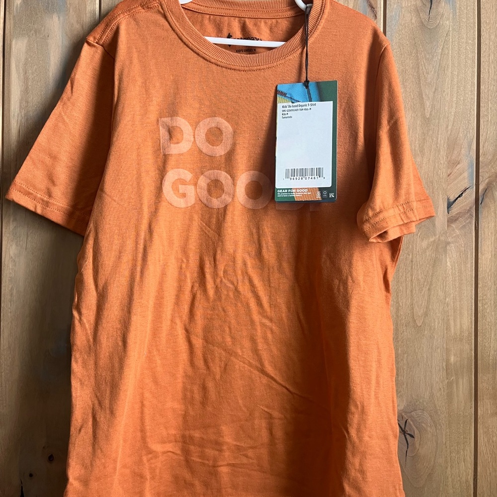 cotopaxi Orange 'DO GOOD' Short Sleeve Tee